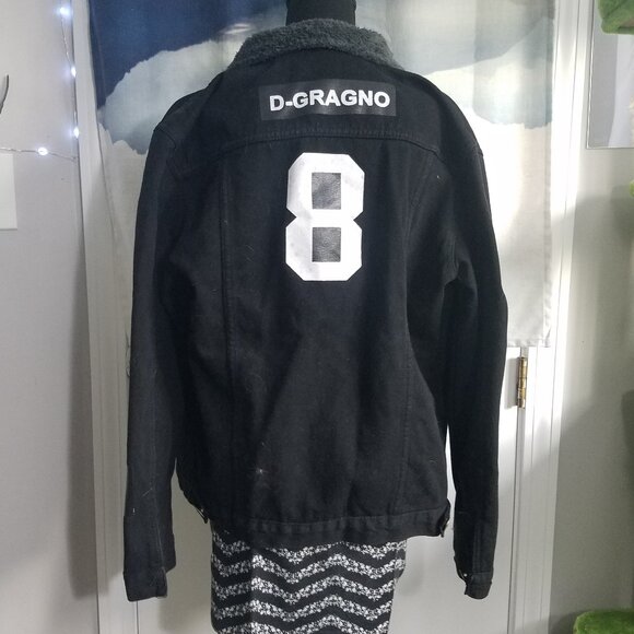 Heavy Fur Lined Black Denim Jacket - Picture 5 of 9